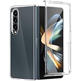 Filoto Handyhülle für Samsung Galaxy Z Fold 4 Hülle (2023), Kameraschutz Stoßfest TPU Soft Silikon Handyhülle, Anti-Fingerabdruck Kratzfest Stoßfest Fallschutz Crystal Clear Schutzhülle